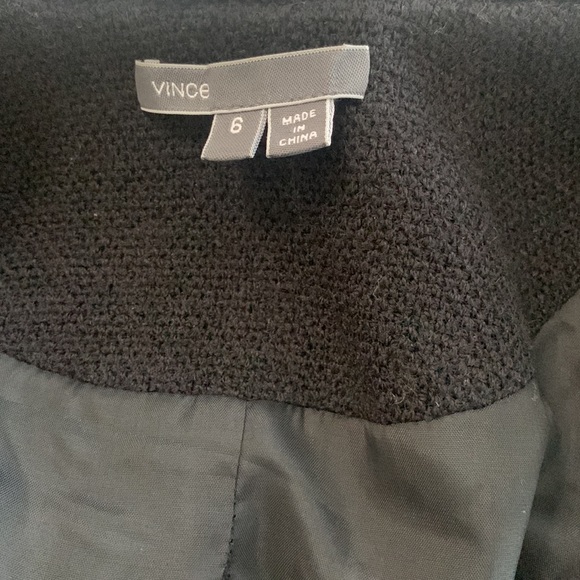 Vince Wool Boucle Moto Jacket size 6 - Picture 3 of 4